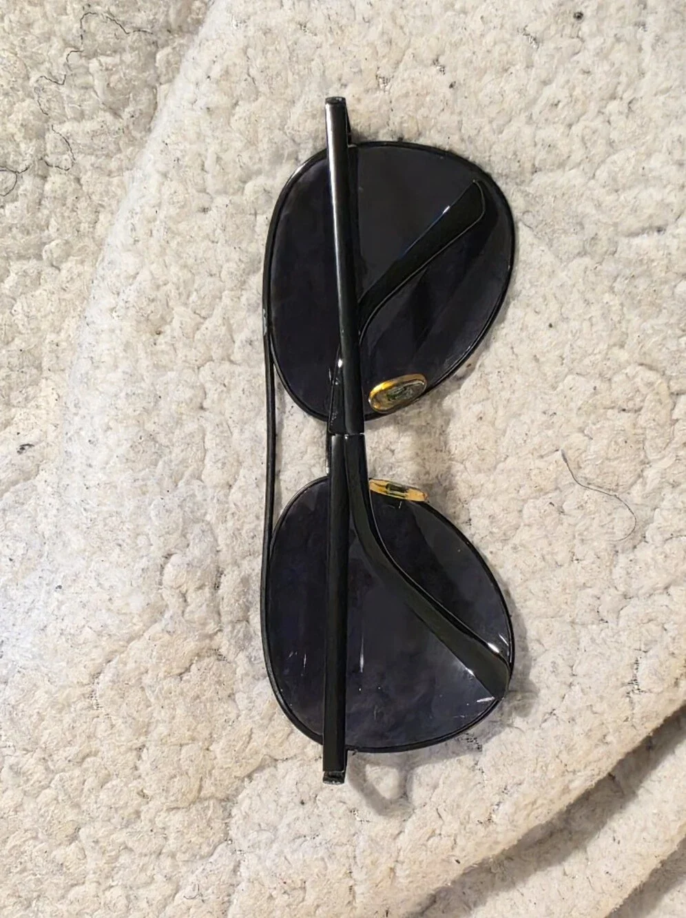 Quay Australia Black Aviator Sunglasses - Men's Dark Lens Shades